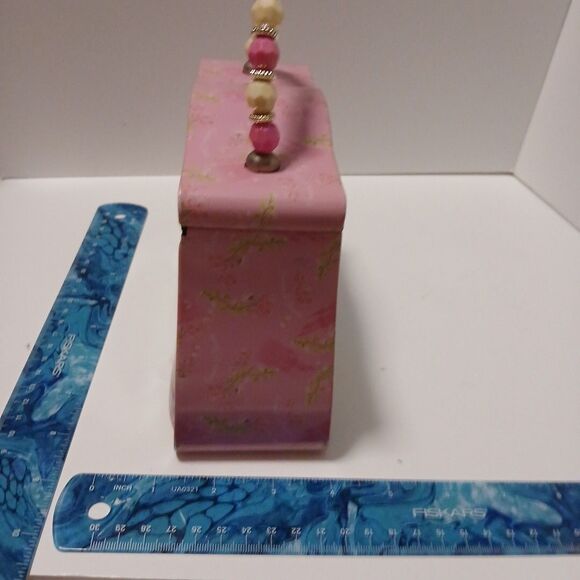 Disney Princess Metal Purse Handbag Snack Box – Beaded Handle - Picture 7 of 9